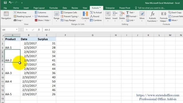 Quickly Merge Adjacent Cells In Columns With Same Data/Value In Excel смотреть онлайн