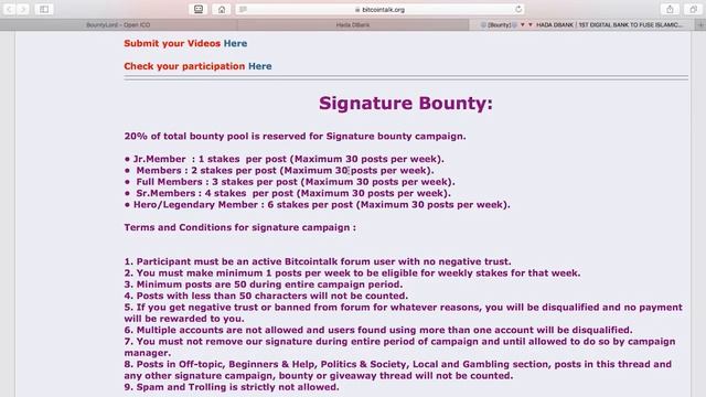 HADA DBANK Bounty campaign review (Rus) смотреть онлайн
