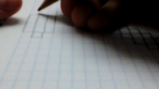 Рисуем кирку из майнкрафта смотреть онлайн