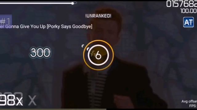 Rickroll in osu! Rick Astley - Never Gonna Give You Up смотреть онлайн