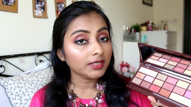 Makeup Revolution I Heart Makeup Chocolate Rose Gold Palette | Review + Tutorial | Indian Skin Tone смотреть онлайн
