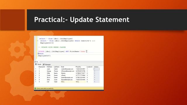 How to update data in SQL? SQL Update command with practical with and without where clause смотреть онлайн