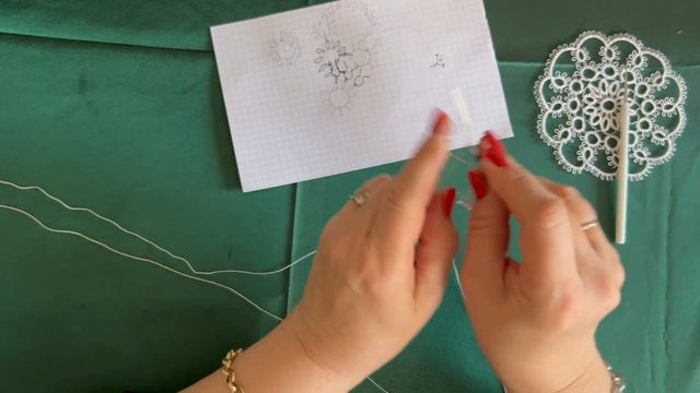 Tatting with a needle,Фриволите иглой #tatting#frivolite#diy#фриволите смотреть онлайн
