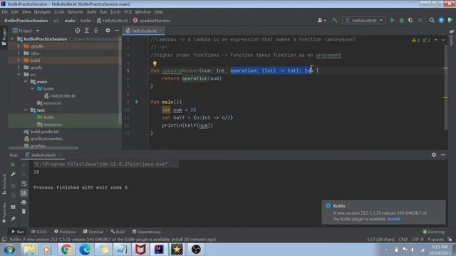 Kotlin | Lambdas and Higher order functions смотреть онлайн