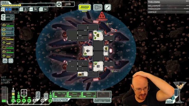 FTL Hard Mode, NO Pause, Random Ships! Lanius B!