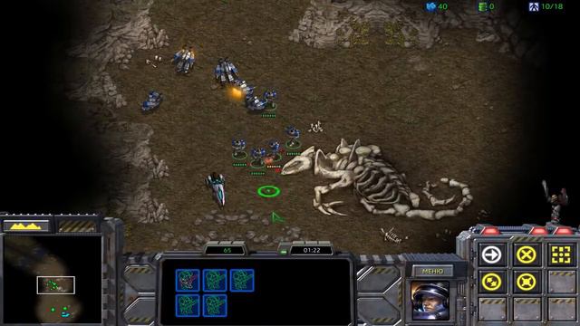 StarCraft Remastered Прохождение кампании Терранов Часть 1 Миссия "Пустоши" смотреть онлайн