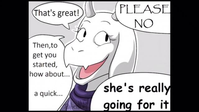 Undertale Comic Dub: tuTORIEL xD смотреть онлайн