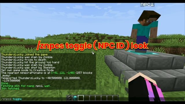 How to add Npcs like Hypixel in your aternos server | Not execute command problem | 100% Working ? смотреть онлайн