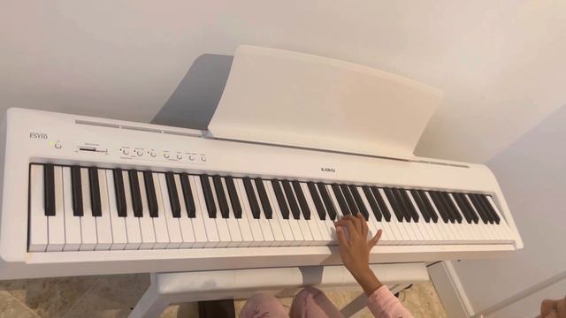 Happy birthday 🎶 🎈 🎁🎉 Kawai ES110!! #pianolessons #kawai #beginner смотреть онлайн