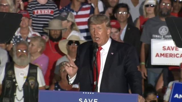 Former President Donald Trump vows to make America great again смотреть онлайн