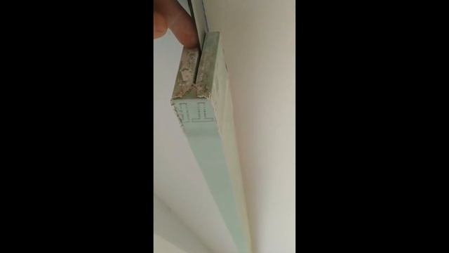 Фрезеровка и монтаж ниши под карниз. смотреть онлайн