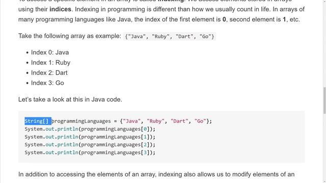 Arrays - Java Basics 4.1 смотреть онлайн