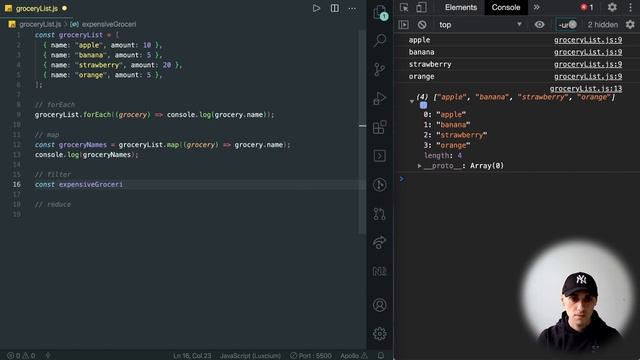 JavaScript Array ForEach, Map, Filter, Reduce Methods смотреть онлайн