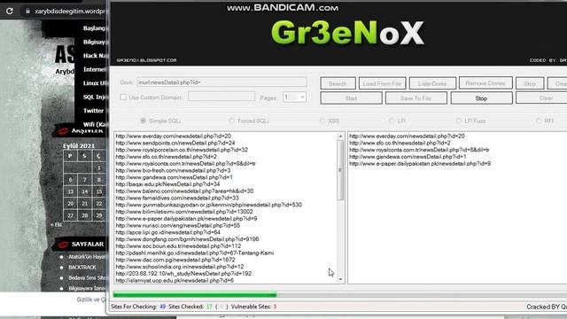 AZRAİL ROOT - SQL DORKLARI İLE SİTEDE SQL AÇIĞI BULMA VE DATABASENİ ÇEKME смотреть онлайн