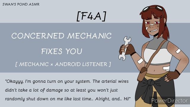 Concerned Mechanic Fixes You [F4A] [AUDIO RP] (Personal Attention) (Mechanic × Android Listener) смотреть онлайн
