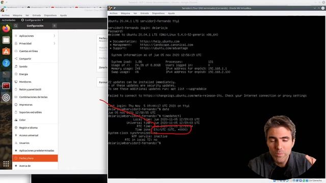 ?Actualizar la hora en ?Ubuntu 20.04 automáticamente смотреть онлайн