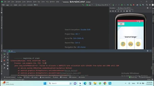 java.lang.OutofMemory Failed to allocate a 28892172 byte allocation | | Android Studio #5 смотреть онлайн