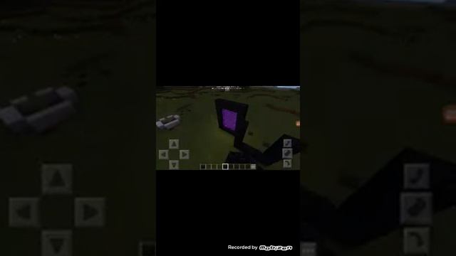 Показываю как сделать портал в ад и сново простите за маленький экр. смотреть онлайн