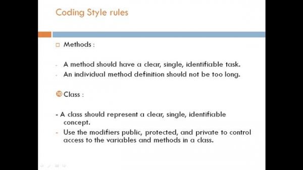 The importance of coding style