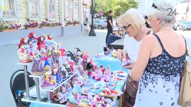 В Старо-Татарской слободе прошел республиканский фестиваль ремесел «Народная игрушка» смотреть онлайн