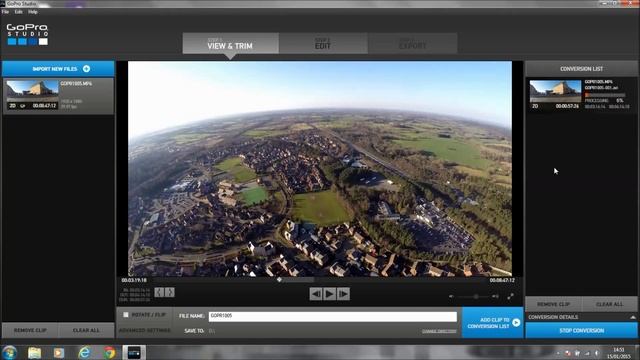 How to remove fisheye from GoPro Hero video смотреть онлайн