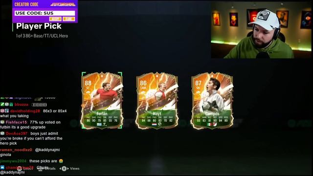 200x 86+ UCL, TRIPLE THREAT, OR HERO PLAYER PICKS! 🔥 #FC24 смотреть онлайн