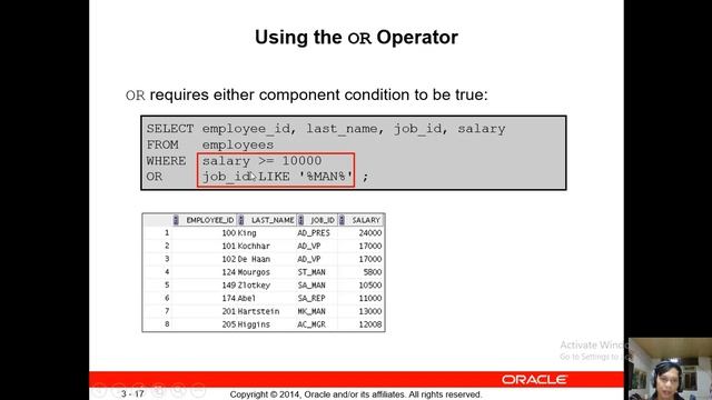Restricting and Sorting Data смотреть онлайн