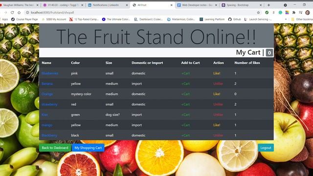 Fruit Stand | Java/ Spring Project 2021 смотреть онлайн