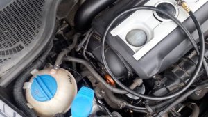 Двигатель CDAB, работа регулятора фаз без давления масла.