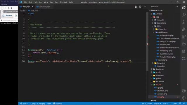 Tutorial Lengkap Laravel #8 Membuat Routing Dan Controller Serta View Untuk Halaman Dashboard Admin смотреть онлайн