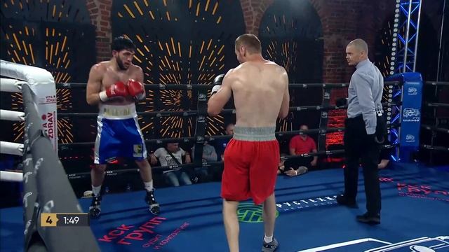 Кантемир Калажоков vs Игорь Адлейба | Боксерский бой в Gazgolder Club смотреть онлайн