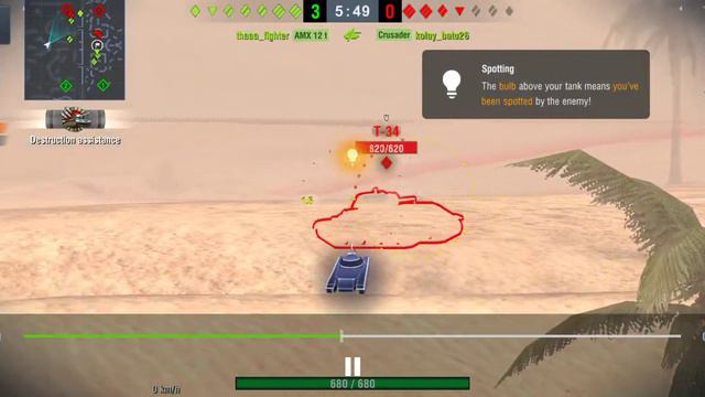 World Of Tanks Blitz - Panzer IV G (Tier V) Dessert Encounter Battle смотреть онлайн
