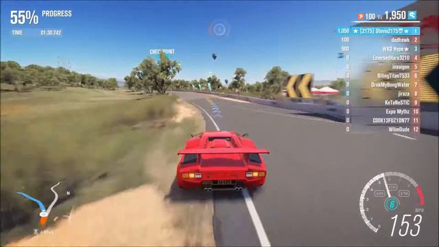 Horizon Edition Lamborghini Countach "Credits Boost" (Forza Horizon 3 Lambo Gameplay) FH3 смотреть онлайн