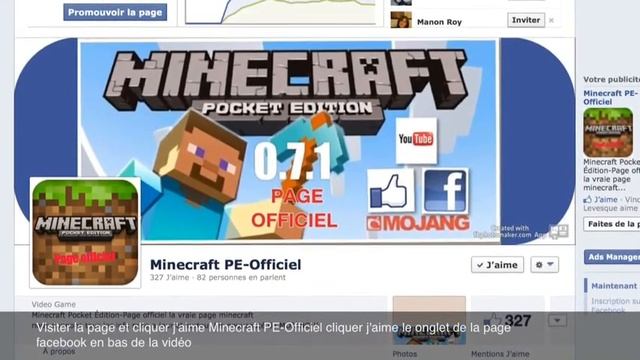 Minecraft Page Facebook смотреть онлайн