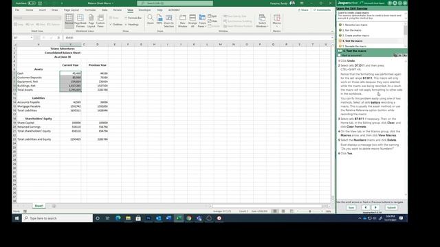 Excel Expert Lesson 6 8 Recording Macros смотреть онлайн