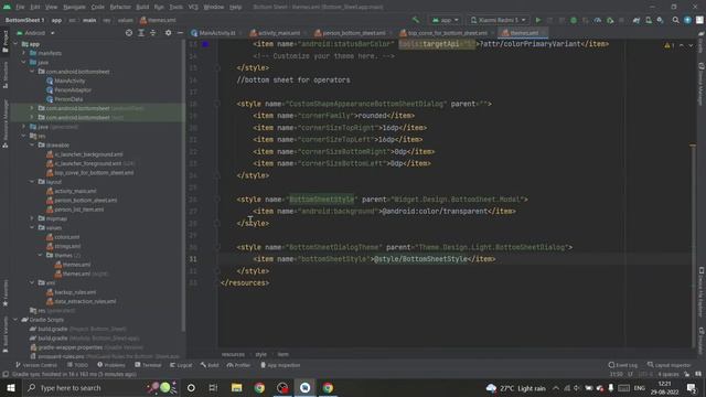 Bottom Sheet Dialog || Android Studio Tutorial || Kotlin || Vivek Nagwanshi смотреть онлайн