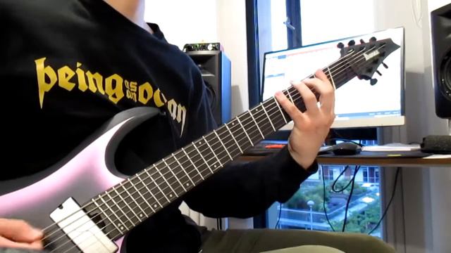 Ibanez Axion Label 7 string demo (Modern metal) смотреть онлайн
