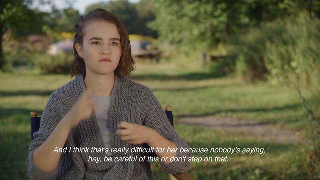 A QUIET PLACE PART 2 | Millicent Simmonds "Regan Abbott" On-set Interview смотреть онлайн
