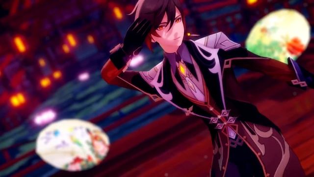 【Genshin Impact MMD】 Gokuraku Jodo - Zhongli смотреть онлайн