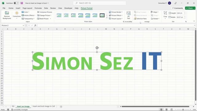 Inserting an Image in Microsoft Excel - 3 Easy Ways! смотреть онлайн