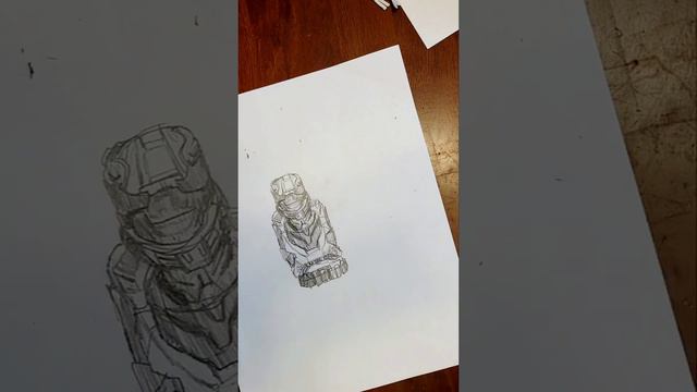 Halo Combat Evolved Master Chief Drawing смотреть онлайн
