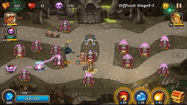 Castle Defense 2 - Hard - [9-3] #72 (3 Stars) [HD] - Demon Disaster смотреть онлайн