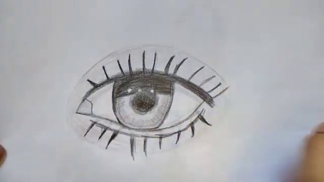 Рисунки карандашом. "Глаз как алмаз", "Птица свободы".✏️✍️📄👁️🕊️ смотреть онлайн