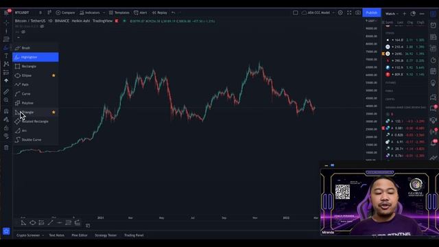 ENGLISH TUTORIAL TRADINGVIEW CRYPTO CHARTING TOOLS FOR BEGINNERS | TREND, PARALLEL, TEXTS MUST LEAR смотреть онлайн
