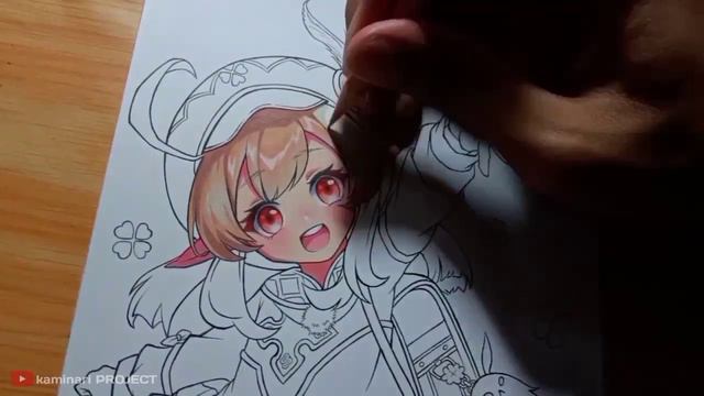 Mitsuki Raikiri ft Kaminari PROJECT || Speed Art Genshin Impact смотреть онлайн