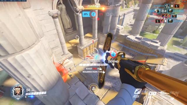 Гайд по новому ангелу овервотч | Советы и фишки ангел овервотч | New mercy overwatch guide смотреть онлайн