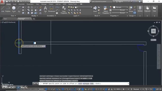 AUTOCAD - 11 - PLANTA BAIXA COM PORTAS E JANELAS смотреть онлайн