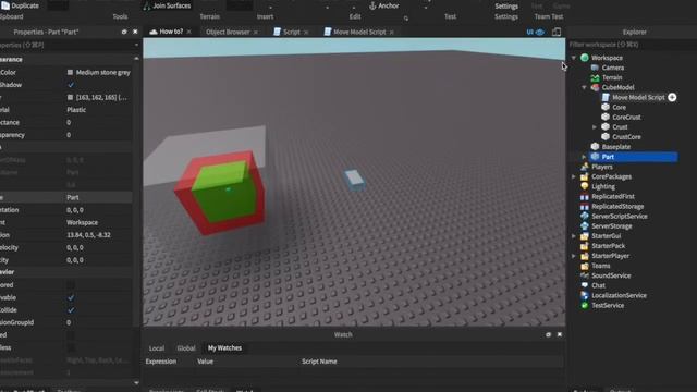 ROBLOX How To Move Models With Scripts смотреть онлайн