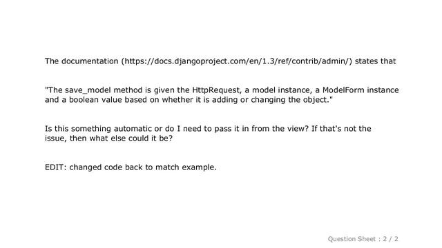 Django : django autoupdate user; save() got an unexpected keyword argument 'force_insert' смотреть онлайн