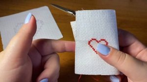 Как вышивать крестом/ Вышивка крестиком❤️Для Начинающих.